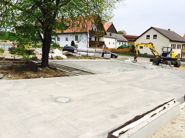 Baufortschritt in Köttlitz am 29.04.2020