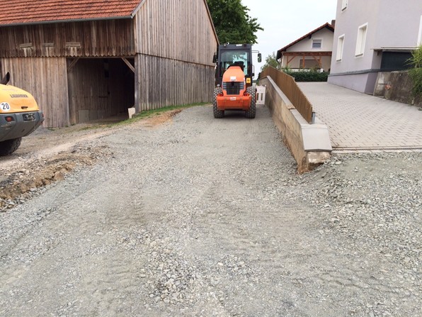 Baufortschritt in Köttlitz am 31.07.2019