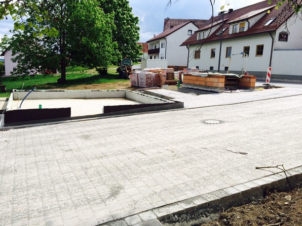 Baufortschritt in Köttlitz am 05.05.2020