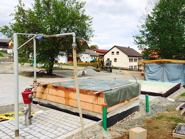 Baufortschritt in Köttlitz am 05.05.2020