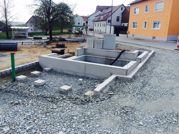 Baufortschritt in Köttlitz am 18.04.2020